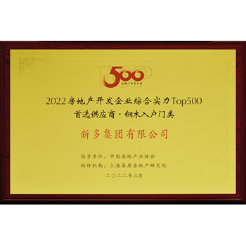 Real estate supplier steel wood entry doorTop500